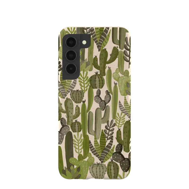 Seashell Succulent Cacti Samsung Galaxy S22 Case