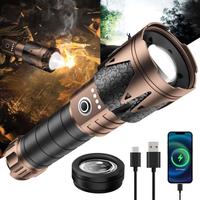 SKYFIRE 2000J flashlight  Totem,High lumen, super bright,Rechargeable, outdoor lighting,Lighting, ignition and charging three...
