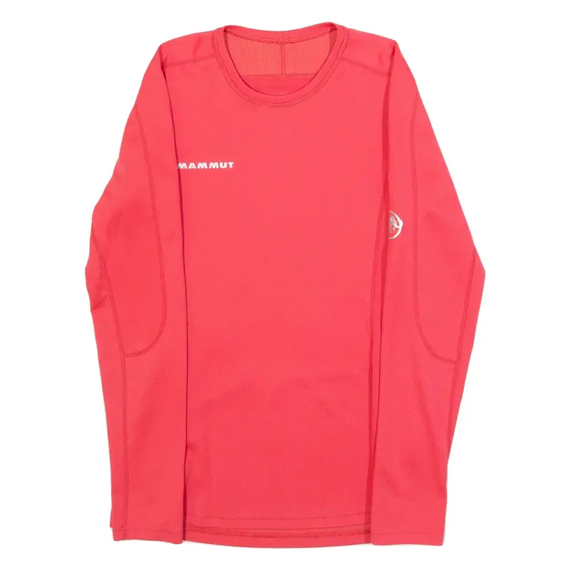 MAMMUT Womens T-Shirt Pink Long Sleeve XS