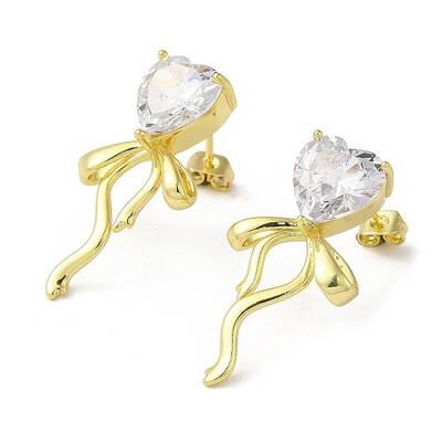 Brass Stud Earrings