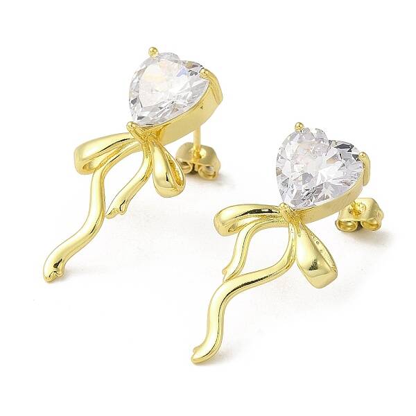 Brass Stud Earrings