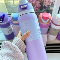 In Stock New Owalan Dual-Drink Sports Water Bottle 304 Stainless Steel Vacuum Insulated Cup Portable Large Capacity Fruit Cup...