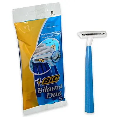 Clutch bag Bic 5-piece double-blade razor