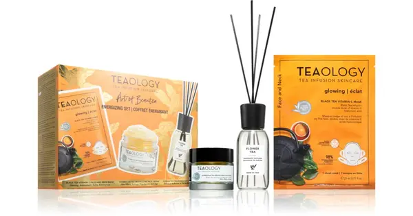 Teaology Kombucha Tea Set Energizing Gift Pack 3 Pieces