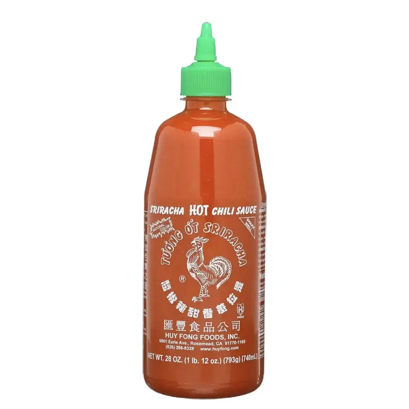 Huy Fong Sriracha Hot Chili Sauce Bottles