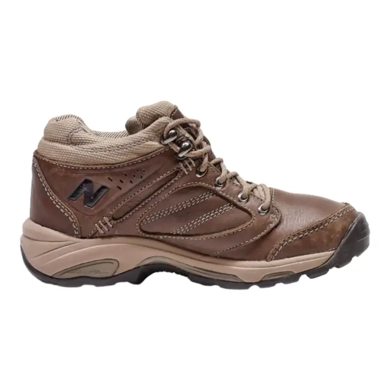 NEW BALANCE Hiking Boots Brown Leather Womens UK 5.5