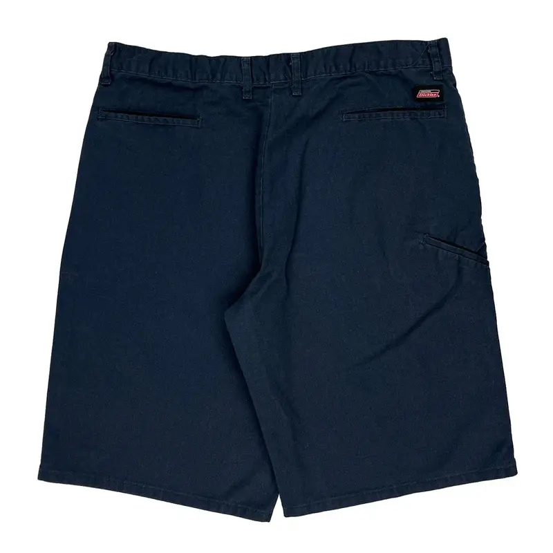 Dickies Shorts - 37W 12L Navy Polyester Blend | Size: 37″ waist