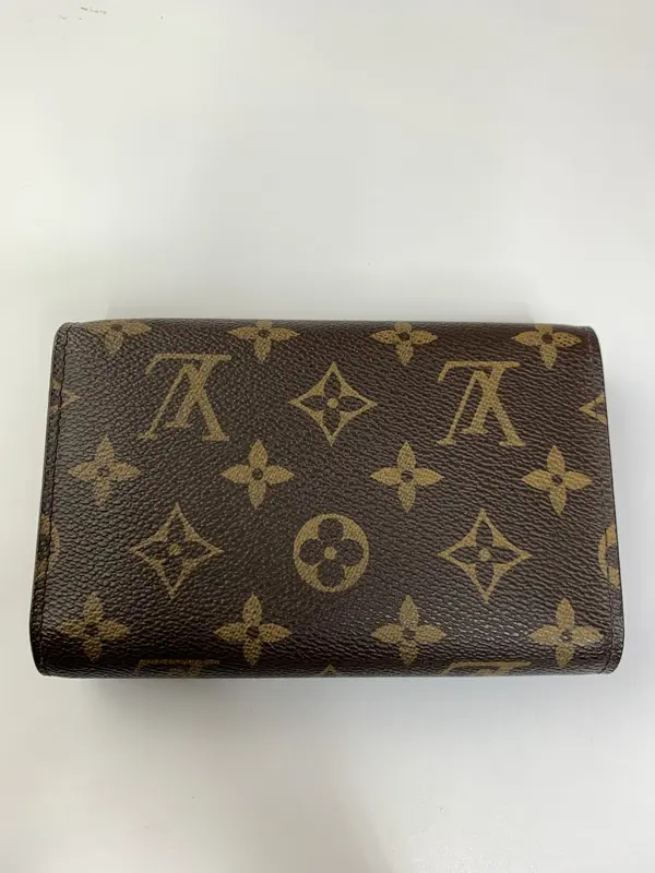 Pre-owned Louis Vuitton canvas Small Leather Goods Alexandra Wallet