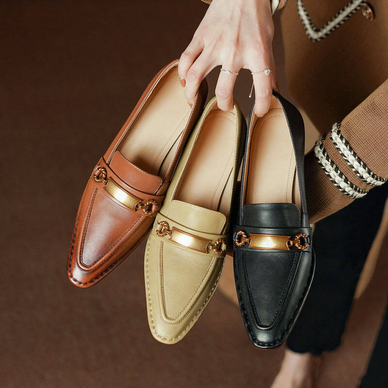 CHIKO Cailin Square Toe Stiletto Loafers Shoes