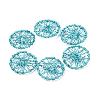 Spray Painted Eco-Friendly Iron Filigree Joiners Links
