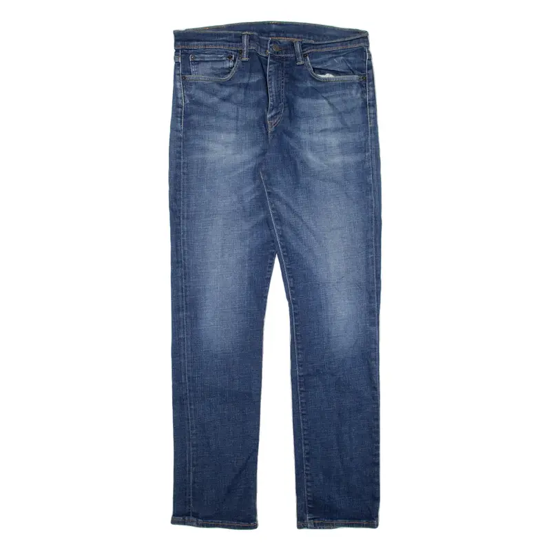 LEVI'S 511 BIG E Jeans Mens Blue Slim Straight W34 L34