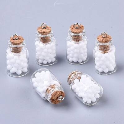 Glass Wishing Bottle Pendant Decorations