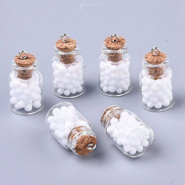 Glass Wishing Bottle Pendant Decorations