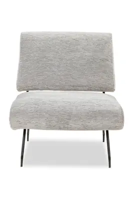Vintage Silver Modern Occasional Chair | Liang & Eimil Abacus