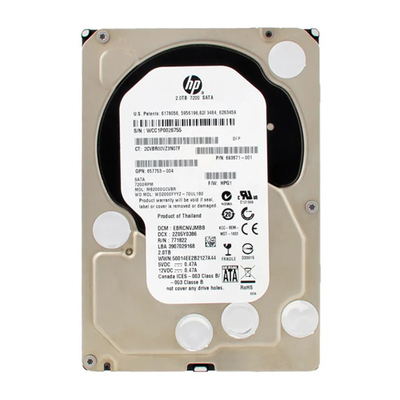 MB2000GCVBR HP 2TB 6Gb/s SAS 7200 3.5-Inch Hard Drive