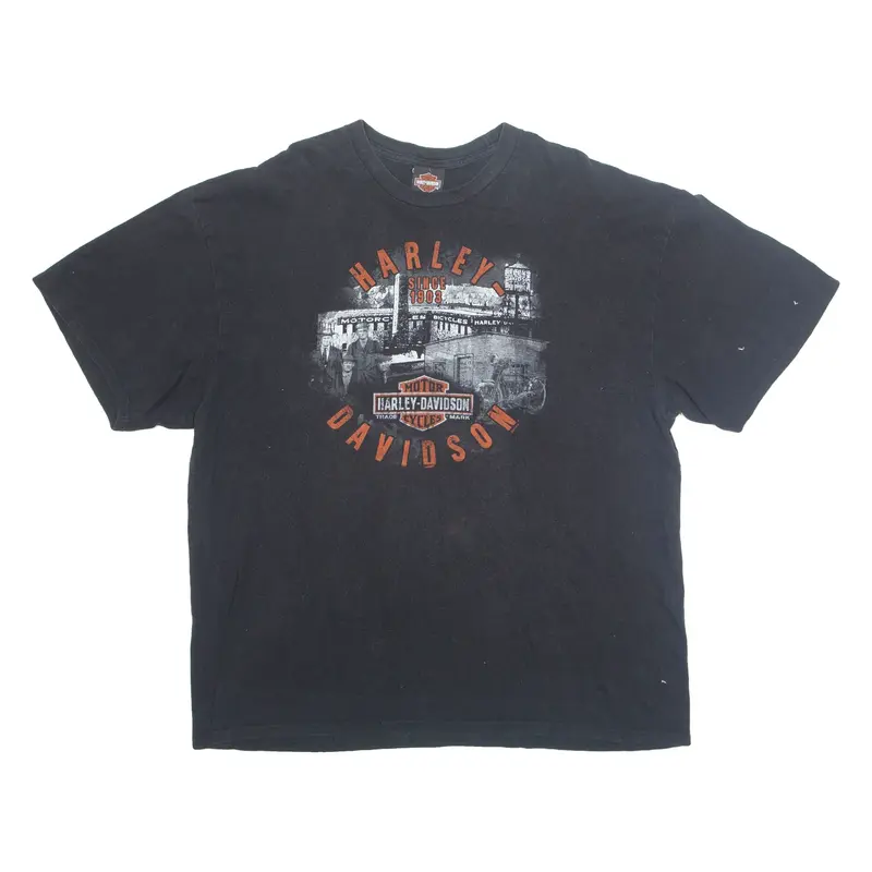 HARLEY DAVIDSON Honky Tonk Nashville TN Mens Biker T-Shirt Black USA 2XL