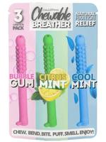 Ready to Go Chewable Breather Puffer Stick with Essential Oil for Aromatherapy Calm Craving Relief