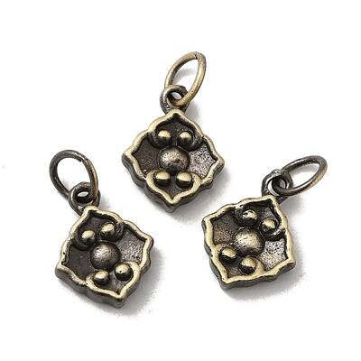 Tibetan Style Rack Plating Brass Pendants