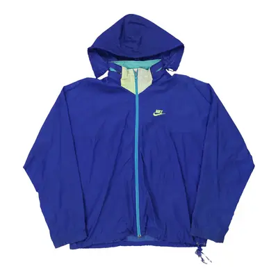 Nike Jacket - 2XL Blue Nylon