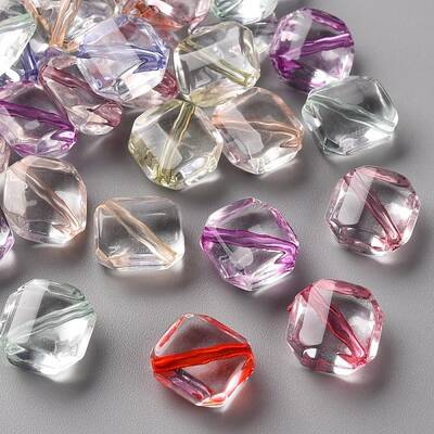 Transparent Acrylic Beads
