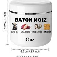 Baton Moiz 250 ml Butter combine with Gres Cacao butter , Bave BÈF, Lwil Koulev And Fenugreek body  lotions 8 oz Moisture No...