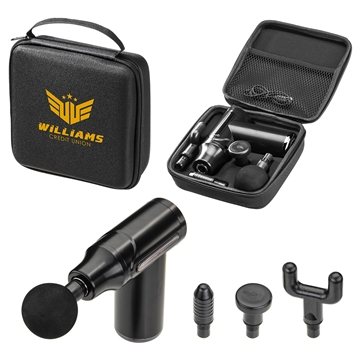 25 Custom Crimson Massage Gun - Rechargeable & Multi-Speed
