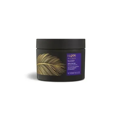I Love, Wellness Sleep, Vegan, Moisturizing, Chamomile & Lavender, Body Butter, 300 ml