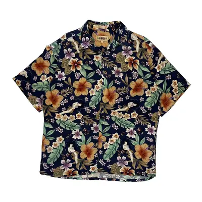 Campia Moda Hawaiian Shirt - Large Multicoloured Rayon