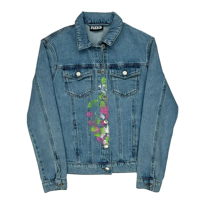 Kiss Band Denim Jacket - Medium Blue Denim | Size: medium