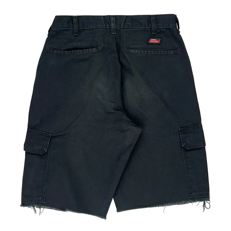 Dickies Cargo Shorts - 30W 12L Grey Polyester Blend | Size: 30″ waist