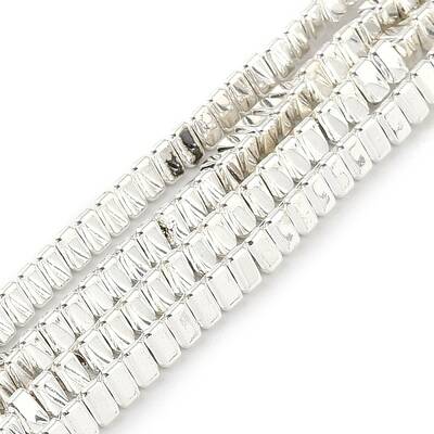 Electroplated Synthetic Non-Magnetic Hematite Beads Strands