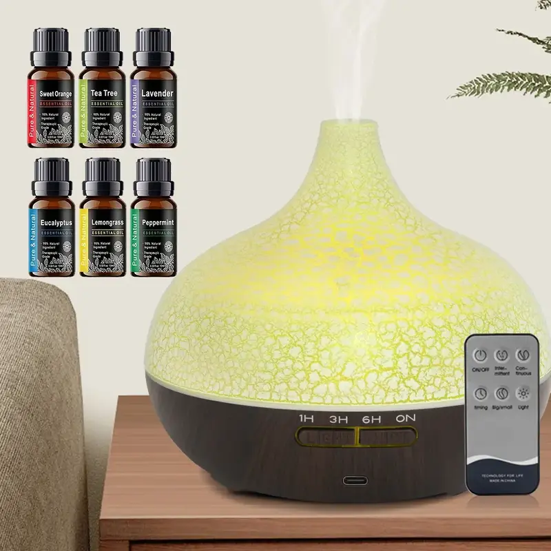 Air Humidifiers Fragrance Essential Oils Diffuser with Remote Control for Home Ultrasonic Cool Mist Maker Smell Distributor j...