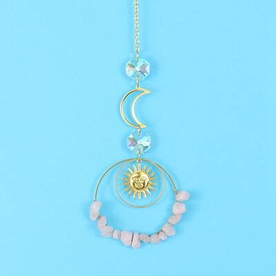 Glass & Brass Pendant Decorations