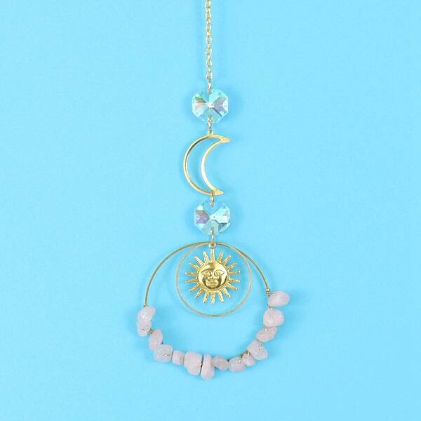 Glass & Brass Pendant Decorations