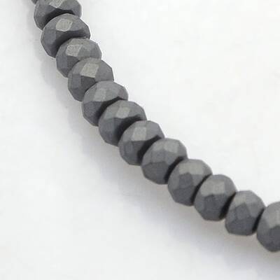 Electroplate Non-magnetic Synthetic Hematite Beads Strands