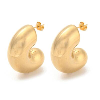 304 Stainless Steel Stud Earrings