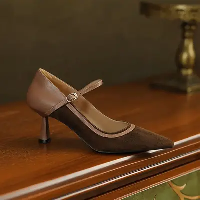 CHIKO Deasia Pointy Toe Stiletto Mary Jane Shoes