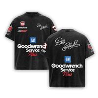 Dale Earnhardt #3 Richard Childress Racing Vintage Racing Graphic Design Acid Washed T-Shirt Sport Racing Top Men Cotton Stre...