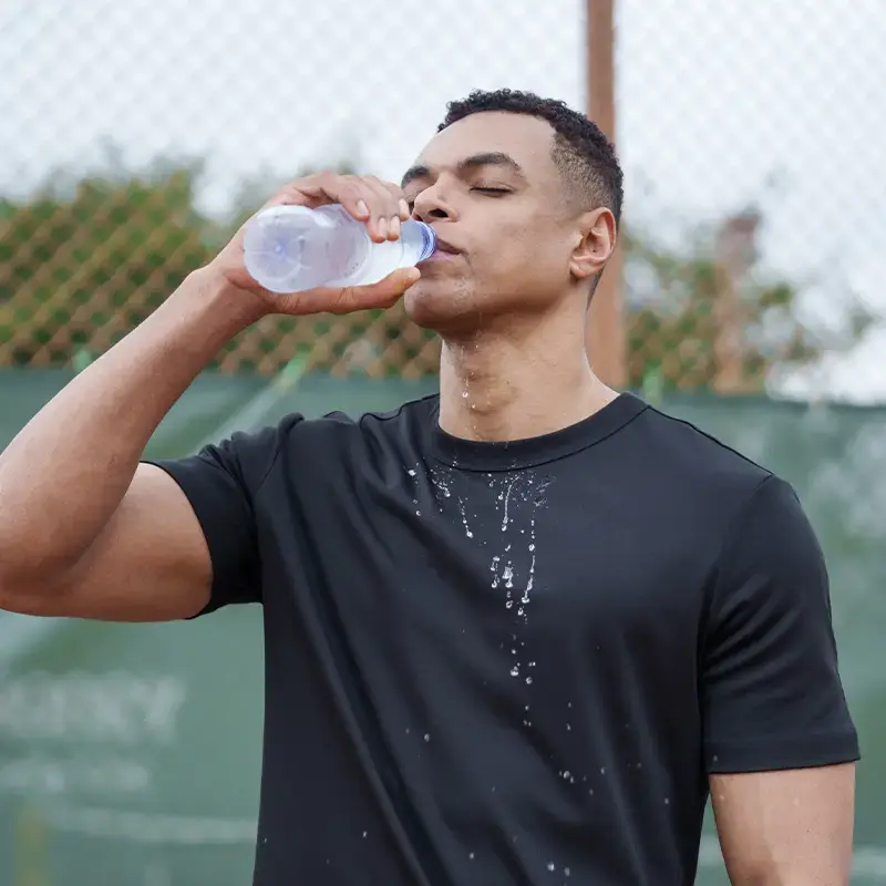 TexTale Stain Resistant T-Shirt -(Relaxed Fit&Signature Fit) EasyClean&Comfort Repellent Tee for Everyday Use, Cotton Modal C...