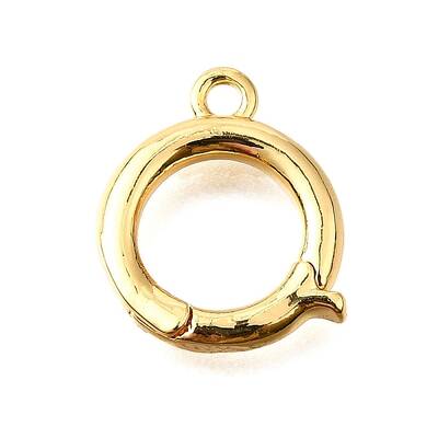 Brass Fold Over Clasps