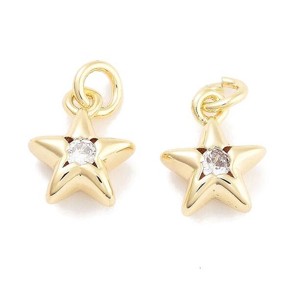 Brass with Cubic Zirconia Pendant