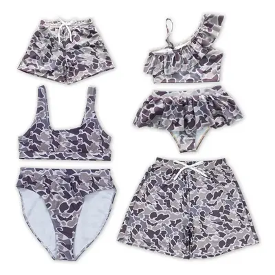 Adult & Kids Matching Sets Trendy Camo High-Waist Swimwear for All Ages! ️Stay Cool & Stylish Summer