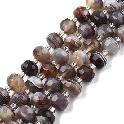 Natural Botswana Agate Beads Strands