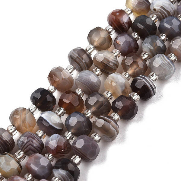 Natural Botswana Agate Beads Strands