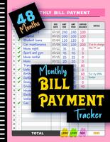 Monthly Bill Payment Tracker: 48 Months Expense And Bill Tracker With Calendar & Debt Payoff Planner Paperback