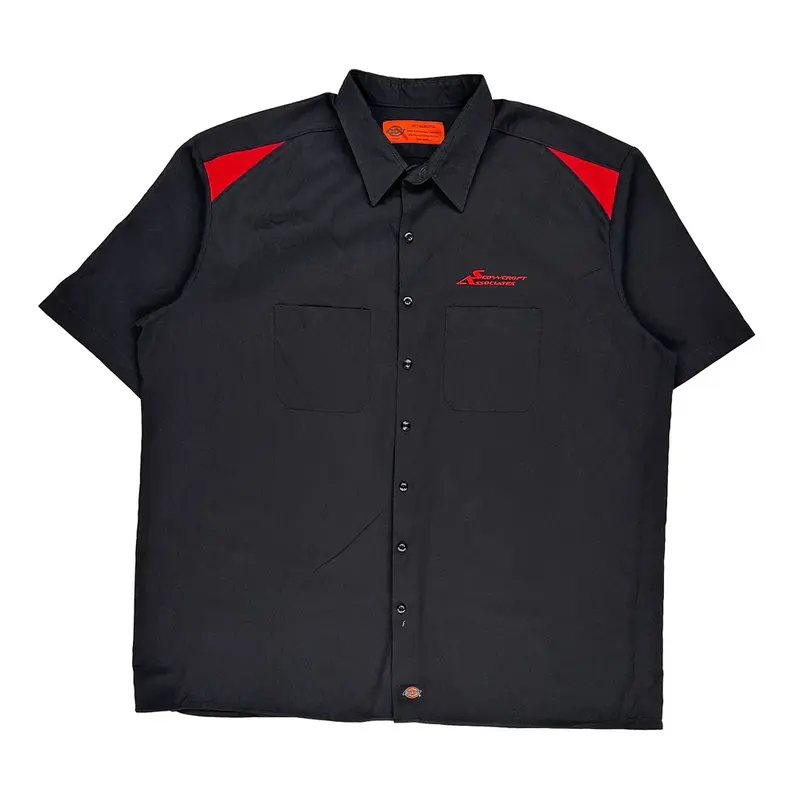 Sovereign Associates Dickies Short Sleeve Shirt - 3XL Black Polyester Blend | Size: xxx-large