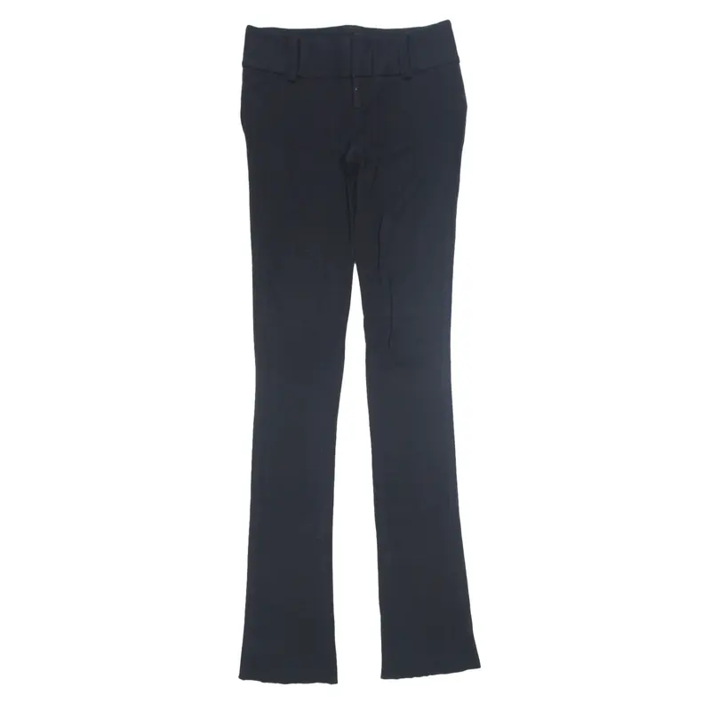 ALICE & OLIVIA Trousers Black Relaxed Flared Womens W26 L36