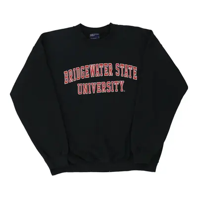 Bridgewater State University Mv Sport College Sweatshirt - Large Black Cotton Blend