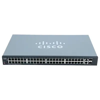 Cisco SG250-50-K9 | Small Business 250 Series SG250-50 48 x Ports 10/100/1000Base-T + 2 x Combo Gigabit SFP Layer 3 Managed R...