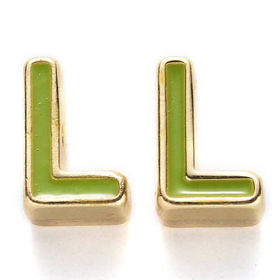 Rack Plating Alloy Enamel Beads